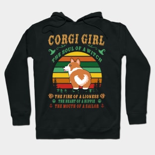 Corgi Girl - Witch - Lioness - Hippie - Sailor (105) Hoodie